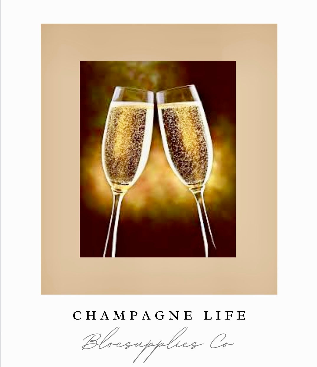 Champagne Life Crop Hoodie