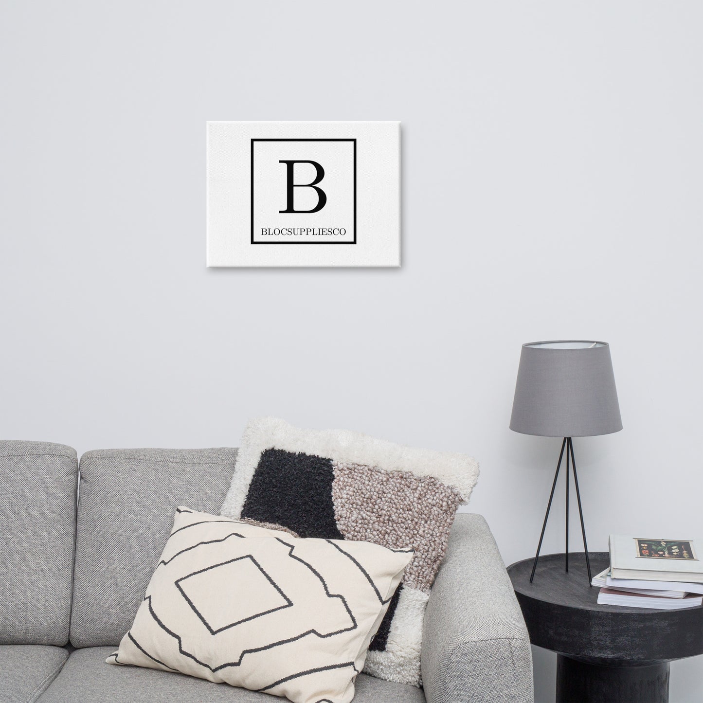 B Logo Canvas