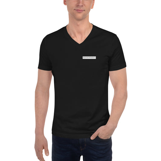 PS Unisex Short Sleeve V-Neck T-Shirt
