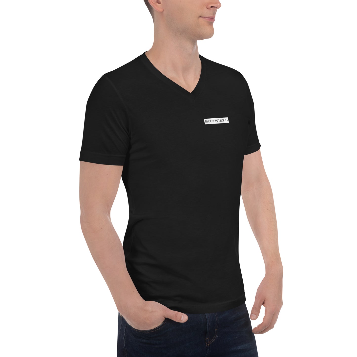 PS Unisex Short Sleeve V-Neck T-Shirt