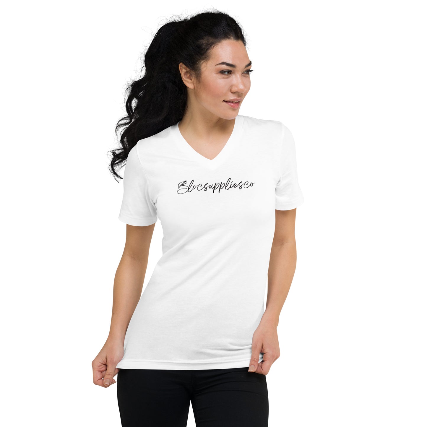 BLOC Signature Short Sleeve V-Neck T-Shirt