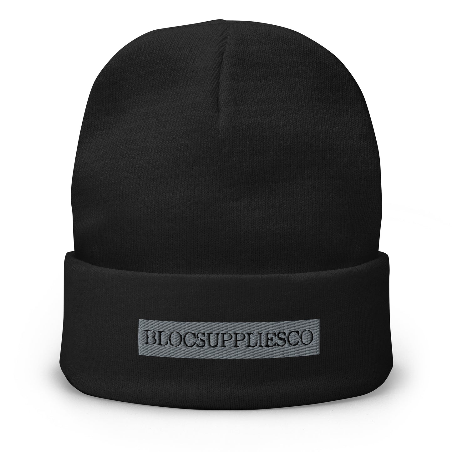 BLOCSUPPLIESCO Embroidered Beanie