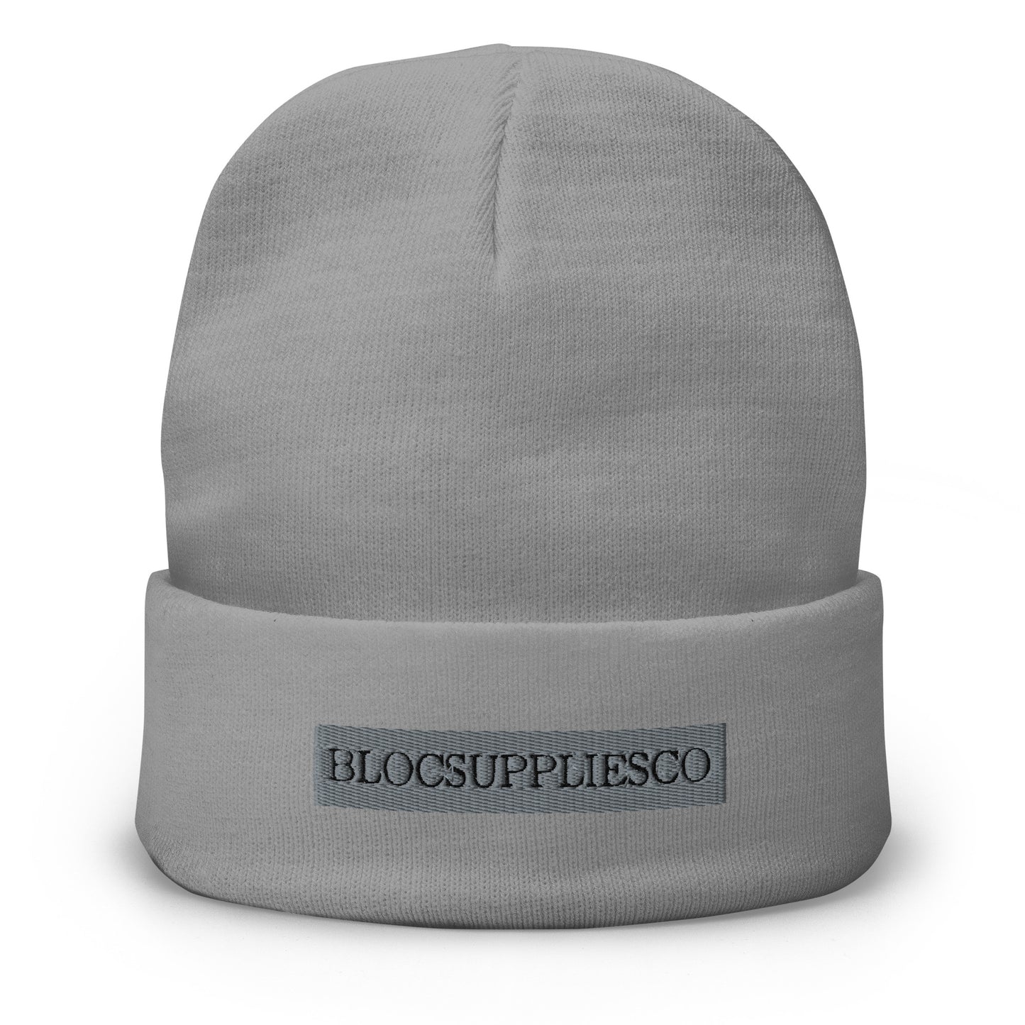 BLOCSUPPLIESCO Embroidered Beanie