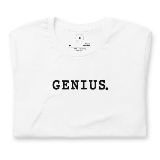 I AM: GENIUS. Unisex t-shirt